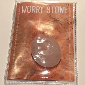 Find Peace with this Worry Stone Rose‎ Quartz Meditate Positive Energy